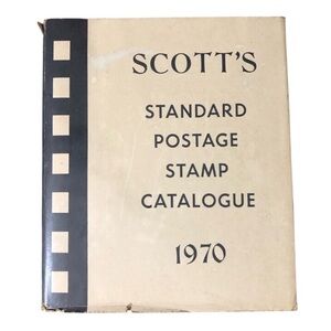 Scotts Standard Postage Stamp Catalogue 1970 Hardcover Volume 2